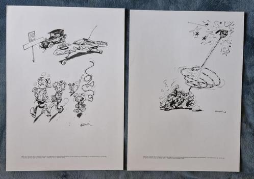 Robbedoes -Marsupilami  Litho - poster - curiosa, Verzamelen, Stripfiguren, Ophalen of Verzenden