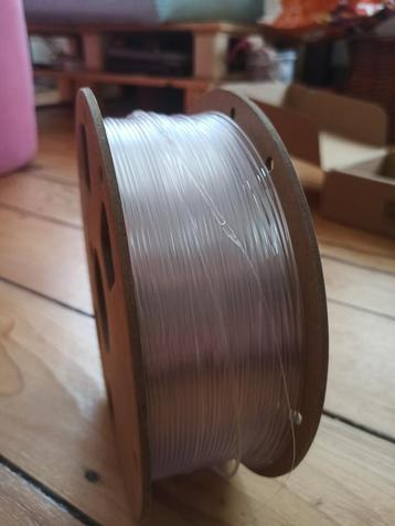 Bobine Fil  impression 3D transparent OVERTURE 1.75mm PETG beschikbaar voor biedingen
