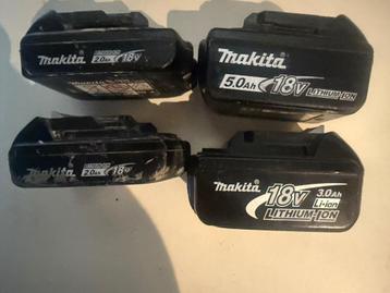 Makita 18 volt / defecte batterijen  ???  beschikbaar voor biedingen