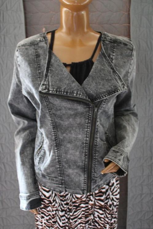 * Coolcat jeansvest zwart XL, Kleding | Dames, Jassen | Zomer, Zo goed als nieuw, Maat 46/48 (XL) of groter, Zwart, Ophalen of Verzenden