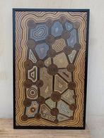 Bijzonder Aboriginal schilderij op doek, Ophalen