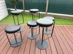Lot de 4 tabourets de bar Made in Italy, Maison & Meubles, Tabourets de bar, 4 tabourets, Enlèvement, Comme neuf