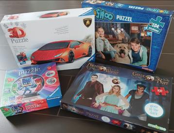Set van 4 puzzels beschikbaar voor biedingen