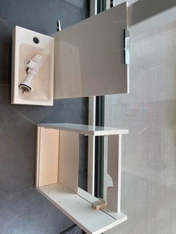 Meuble évier toilettes, Moins de 25 cm, Moins de 100 cm, Meuble lavabo, Comme neuf