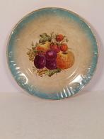 Assiette décorée de fruits - faïencerie de nimy, Antiek en Kunst, Ophalen of Verzenden