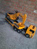 Oplegger + graafmachine bruder, Kinderen en Baby's, Speelgoed |Speelgoedvoertuigen, Ophalen of Verzenden
