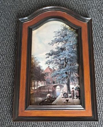 Antieke vintage aquarel foto print "Cornelis Springer "1817- beschikbaar voor biedingen