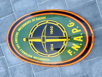 oud emaille bord van de eerste wereldoorlog  beschikbaar voor biedingen
