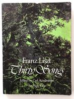 Partituren :  'Dertig Liederen' van Franz Liszt, Musique & Instruments, Utilisé, Enlèvement ou Envoi, Chant