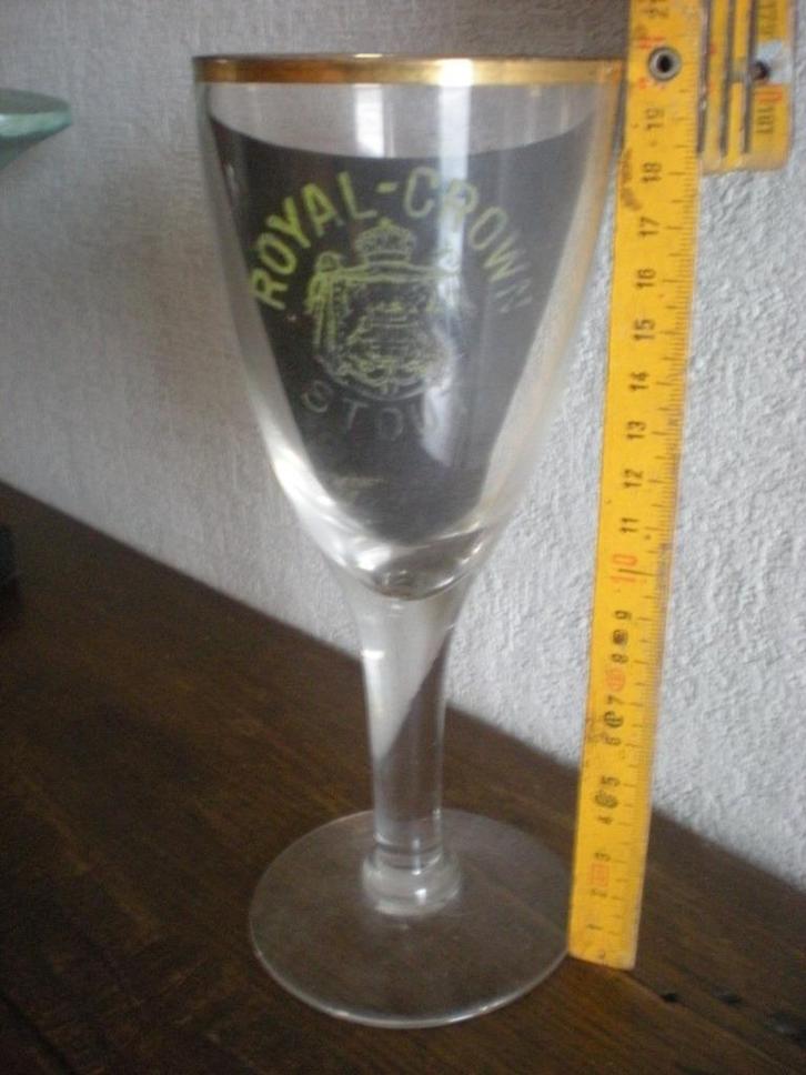 CAULIER - Royal crown geelgezuurd, Verzamelen, Biermerken, Gebruikt, Glas of Glazen, Ophalen of Verzenden