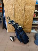 golfset heren met tas en trolley,  golfballen, handschoen M, Ophalen, Gebruikt, Tas