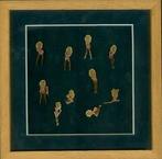 Pins Striptease in houten kader / en coffret de bois- Dany, Enlèvement, Autres personnages, Neuf, Statue ou Figurine