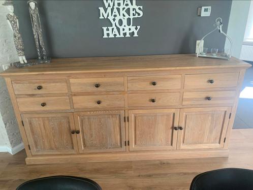 Hoge dressoir ceruse eiken, Huis en Inrichting, Kasten | Dressoirs, Zo goed als nieuw, Ophalen