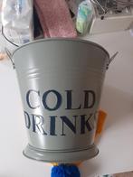 Design Emmer Ijsemmer cold Drinks voor bierflessen, Huis en Inrichting, Emmers, Ophalen of Verzenden, Nieuw, IJzer, Met handgreep