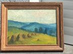 huile sur panneau paysage ardenais signe robert closset, Antiquités & Art, Enlèvement ou Envoi