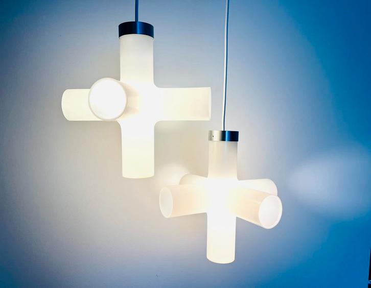 DARK - Crosslight 2 stuks wit, Maison & Meubles, Lampes | Plafonniers, Comme neuf, Synthétique, Enlèvement ou Envoi