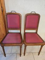 6 stoelen eetkamerstoelen in eik stoel, Antiek en Kunst, Ophalen