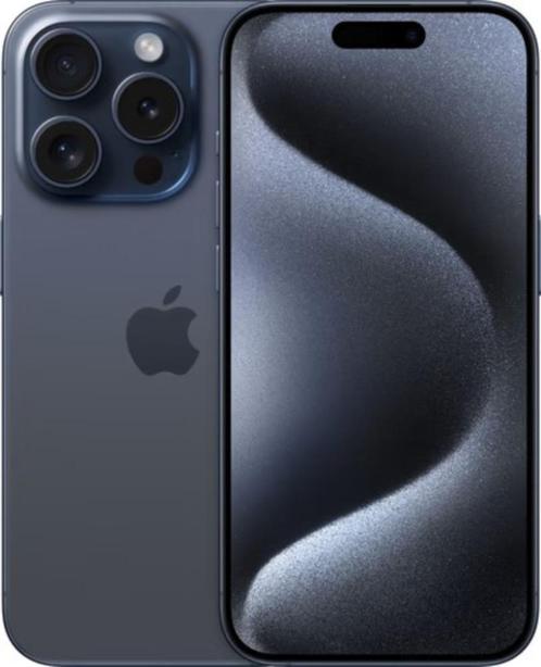 Iphone 15 Pro 1TB Blue titanium ongeopend!, Télécoms, Téléphonie mobile | Apple iPhone, Neuf, 1 TB, Sans abonnement, Sans simlock