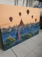 Luchtballonnen boven Birma, Huis en Inrichting, Woonaccessoires | Schilderijen, Tekeningen en Foto's, Zo goed als nieuw, Ophalen