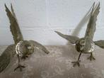 2 bronzen vogels - vintage jaren 50, Antiek en Kunst, Ophalen, Brons