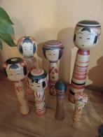 Set van 7 Kokeshi-poppen, Ophalen