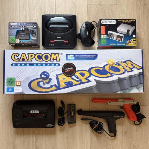 Consoles Sega / Nintendo / Capcom Home Arcade, Games en Spelcomputers, Spelcomputers | Nintendo NES, Zo goed als nieuw, Met 1 controller
