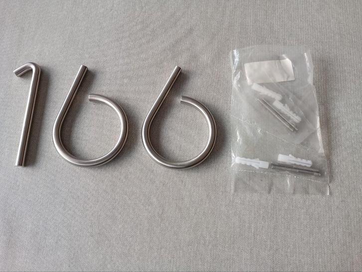 Galvanise huisnummers.Nieuw.Huisnummers 10cm hoog, Diversen, Overige Diversen, Nieuw, Ophalen of Verzenden