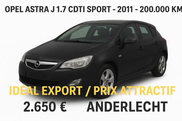 Opel Astra J 2011 1.7 cdti dealer/export, Auto's, Opel, Particulier, Astra, ABS, Airbags, Airconditioning, Bluetooth, Boordcomputer