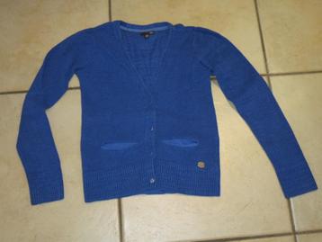 Een blauwe cardigan JBC, maat 146-152 beschikbaar voor biedingen