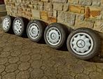 5 jantes originales Mercedes avec pneus hiver 195/65-15, 15 pouces, Pneus et Jantes, Pneus hiver, Enlèvement