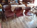 6 vintage PAGHOLZ stoelen, Antiek en Kunst, Ophalen