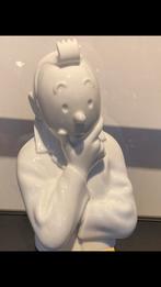 Grand buste Tintin porcelaine de Limoges limité Moulinsart, Collections, Fantasy, Neuf