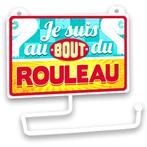 Dérouleur à papier toilettes humoristique "Bout Du Rouleau", Enlèvement ou Envoi, Neuf