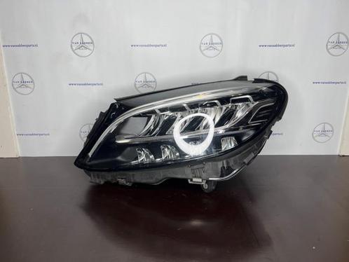 Koplamp links van een Mercedes C-Klasse, Auto-onderdelen, Verlichting, Mercedes-Benz, Gebruikt, 12 maanden garantie