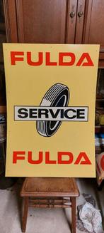 Panneau PVC original FULDA TIRE SERVICE., Comme neuf, Enlèvement ou Envoi, Panneau publicitaire