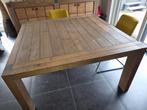 Eiken eettafel, Huis en Inrichting, Ophalen, Zo goed als nieuw, Vijf personen of meer, 100 tot 150 cm