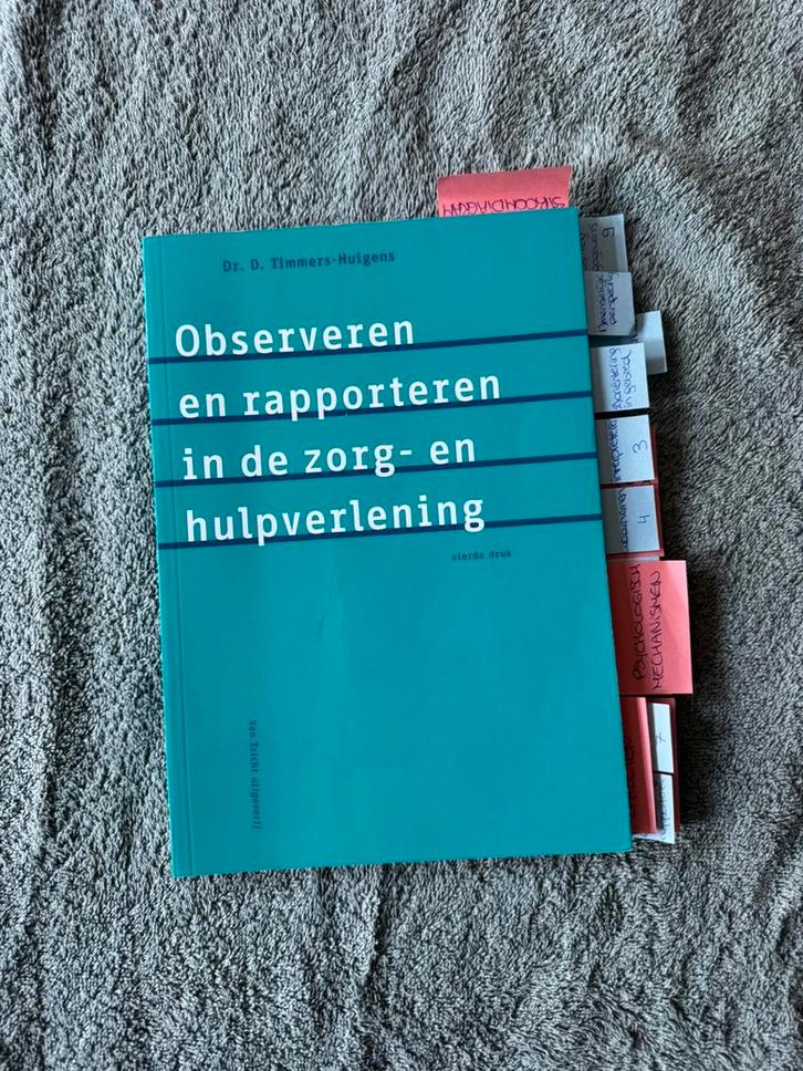 Observeren en rapporteren in de zorg- en hulpverlening, Boeken, Studieboeken en Cursussen, Ophalen of Verzenden