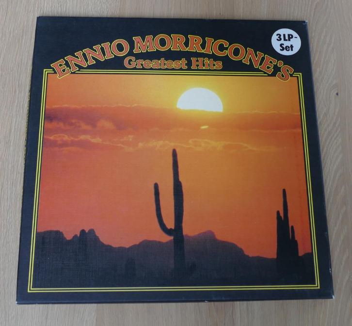 3LP Box - Ennio Morricone - Greatest Hits, Cd's en Dvd's, Vinyl | Filmmuziek en Soundtracks, Zo goed als nieuw, 12 inch, Ophalen of Verzenden