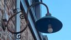 Gietijzeren buiten lampen met koperen kap, Antiek en Kunst, Ophalen of Verzenden