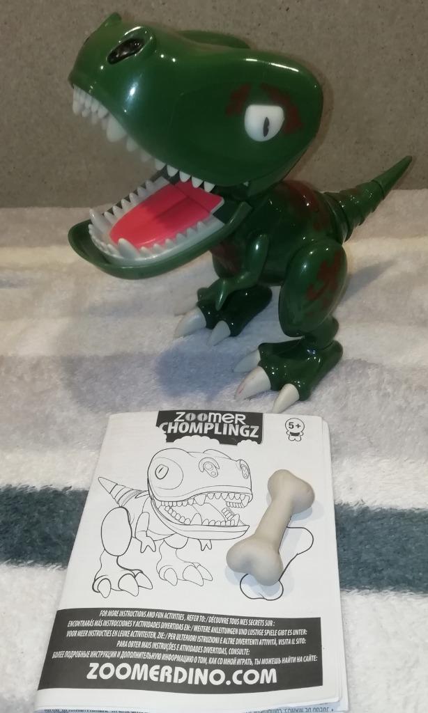 BXL Jouet interactif Dino Zoomer Chomplingz 18cm, Kinderen en Baby's, Speelgoed | Educatief en Creatief, Gebruikt, Ophalen of Verzenden