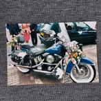 Echte kleurenfoto Harley Davidson, Ophalen of Verzenden