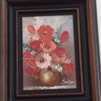 Olieverfschilderij bloemstilleven, Antiek en Kunst, Ophalen of Verzenden