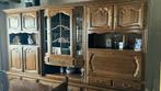 Wandkast tafel en 6 stoelen, Huis en Inrichting, Ophalen, Gebruikt, 200 cm of meer, 75 cm of meer