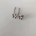 Zilveren bloem - Twice As Nice oorbellen, Ophalen of Verzenden