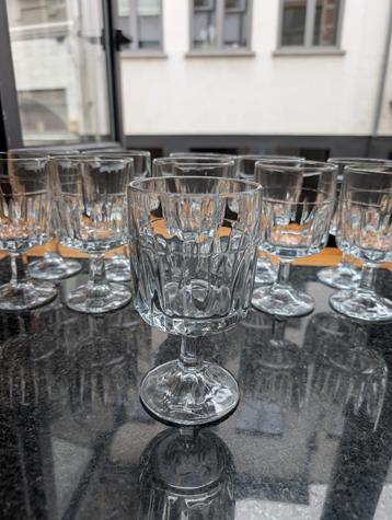 11x sierglas op voet 15cm hoog 8cm diameter, Enlèvement, Utilisé