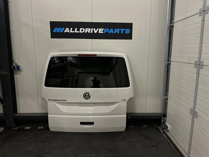 Volkswagen Transporter T6 Achterklep wit LB9A 7E0827025A, Auto-onderdelen, Carrosserie, Achterklep, Volkswagen, Achter, Gebruikt