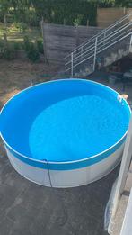 Rond metalen zwembad met zandfilter, Tuin en Terras, Ophalen, Gebruikt, 200 tot 300 cm, 80 tot 120 cm