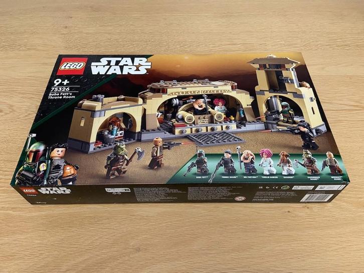 LEGO Star Wars 75326 Troonzaal van Boba Fett, Kinderen en Baby's, Speelgoed | Duplo en Lego, Nieuw, Lego, Complete set, Ophalen of Verzenden