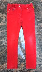 Taille 116 Jean stretch rouge, sequins sur poche arrière, Fille, Utilisé, Enlèvement ou Envoi, Pantalon