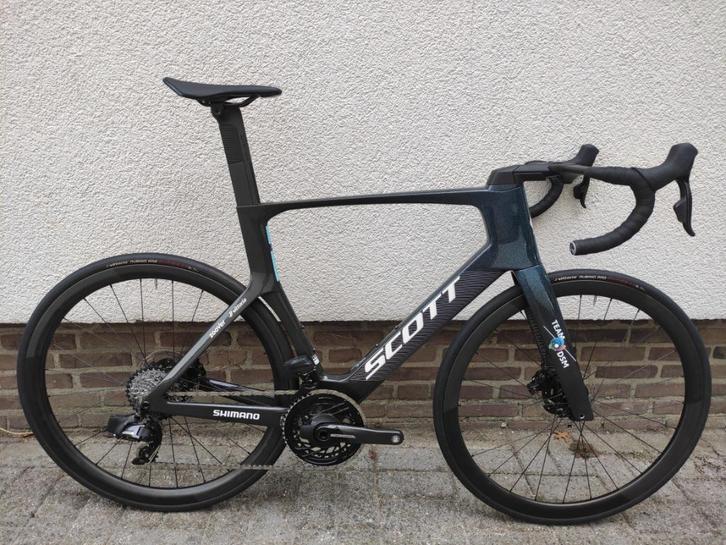 Scott Foil Team DSM XL/58 Sram Force D2 AXS 12s powermeter, Fietsen en Brommers, Fietsen | Racefietsen, Zo goed als nieuw, Carbon